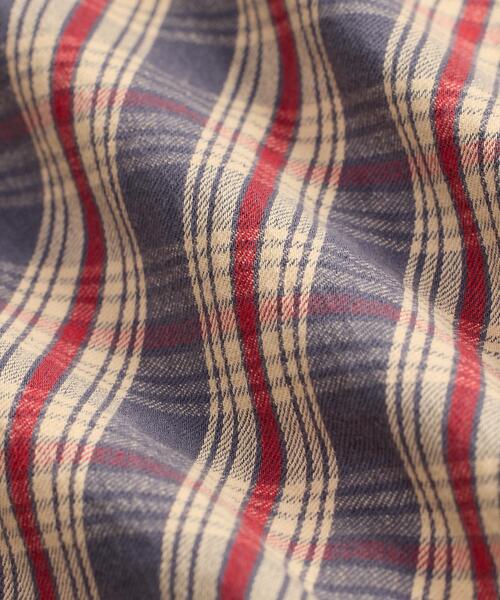RRL(ダブル アール エル)の「チェック ツイル ワークシャツ(シャツ/ブラウス・メンズ・ブルー・M/L/XXL/XS/XL/S)」の5枚目の写真