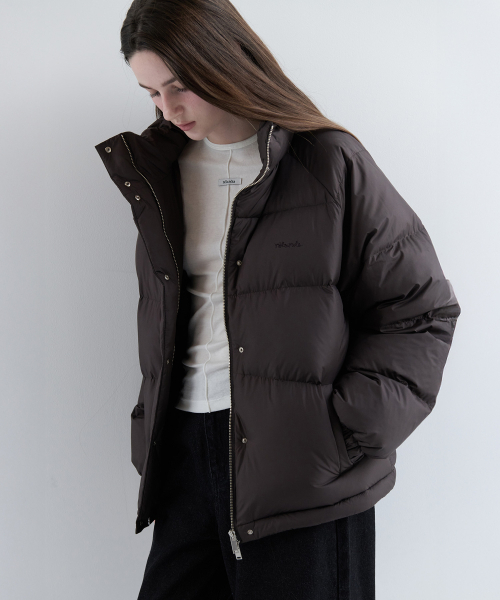 HIGH NECK DUCK DOWN PADDING BROWN（ダウンジャケット/コート 