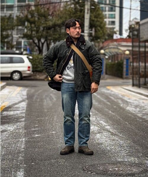 PENFIELD（ペンフィールド）の「1975 ウォッシュドセルビッジテーパードジンスカイブルー_FR1WP01U（デニムパンツ・メンズ・スカイブルー・FREE）」の7枚目の写真