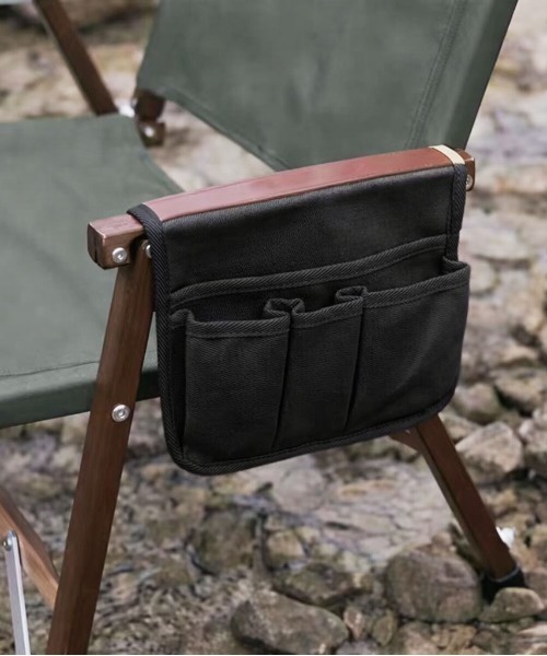 Port（ポート）の「【 Port / ポート 】 アウトドア チェアポケット / 吊り下げ収納ポーチ #（アウトドアグッズ・メンズ・ブラック/ベージュ/カーキ・FREE）」の2枚目の写真