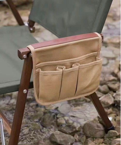 Port（ポート）の「【 Port / ポート 】 アウトドア チェアポケット / 吊り下げ収納ポーチ #（アウトドアグッズ・メンズ・ブラック/ベージュ/カーキ・FREE）」の4枚目の写真