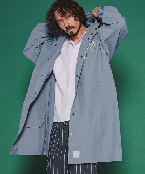 seventy seven(セブンティセブン)の「mj11347-nylon long hoodie coat ナイロンコート(7726S010)(その他アウター・メンズ・ブラック/ブルーグレー/オフホワイト・L/M/S)」の3枚目の写真
