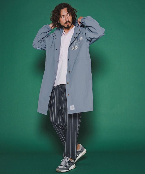 seventy seven(セブンティセブン)の「mj11347-nylon long hoodie coat ナイロンコート(7726S010)(その他アウター・メンズ・ブラック/ブルーグレー/オフホワイト・L/M/S)」の12枚目の写真