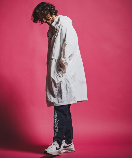 seventy seven(セブンティセブン)の「mj11347-nylon long hoodie coat ナイロンコート(7726S010)(その他アウター・メンズ・ブラック/ブルーグレー/オフホワイト・L/M/S)」の20枚目の写真