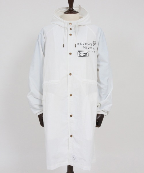 seventy seven(セブンティセブン)の「mj11347-nylon long hoodie coat ナイロンコート(7726S010)(その他アウター・メンズ・ブラック/ブルーグレー/オフホワイト・L/M/S)」の22枚目の写真