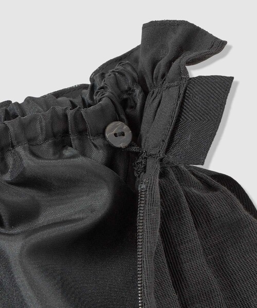 allureville（アルアバイル）の「カールマイヤーギャザースカート（スカート・レディース・ブラック/ホワイト・1/2）」の3枚目の写真