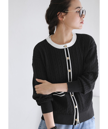 La TOTALITE | 【洗える】ケーブルニットカーディガン(カーディガン/ボレロ)