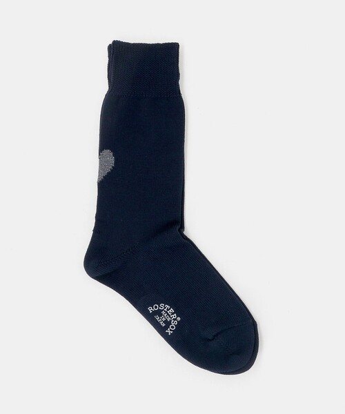 ROSTER SOX（ロスターソックス）の「【別注】＜ROSTER SOX＞バックハート ソックス（ソックス/靴下・レディース・ネイビー/モカ/ワイン・FREE）」の2枚目の写真
