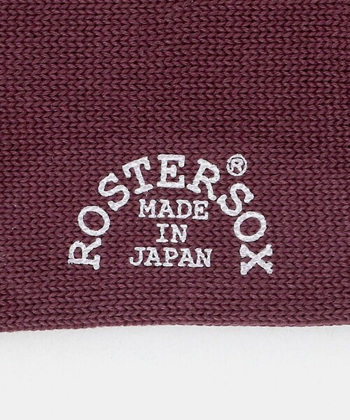 ROSTER SOX（ロスターソックス）の「【別注】＜ROSTER SOX＞バックハート ソックス（ソックス/靴下・レディース・ネイビー/モカ/ワイン・FREE）」の8枚目の写真
