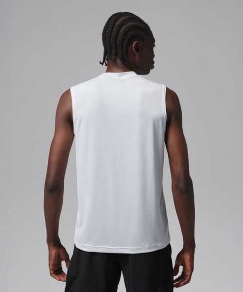 JORDAN BRAND（ジョーダンブランド）の「ジョーダン  ジョーダン DF SPT ESS SLVS S/S トップ（タンクトップ・メンズ・ホワイト・SS/S/M/L/XL/2XL/3XL）」の4枚目の写真