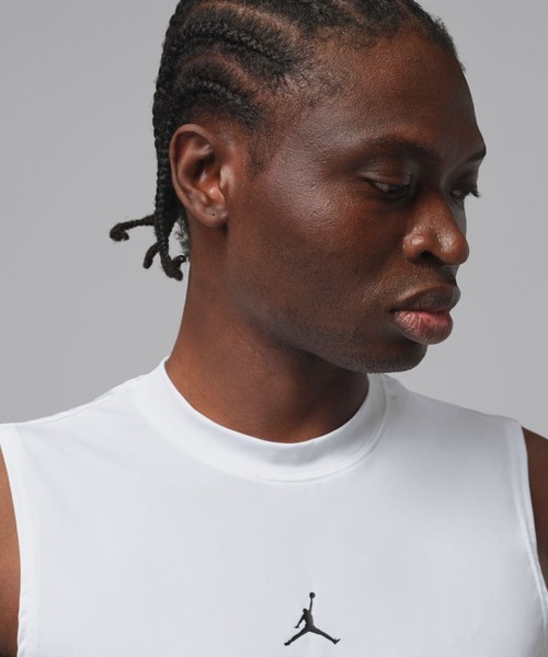 JORDAN BRAND（ジョーダンブランド）の「ジョーダン  ジョーダン DF SPT ESS SLVS S/S トップ（タンクトップ・メンズ・ホワイト・SS/S/M/L/XL/2XL/3XL）」の3枚目の写真
