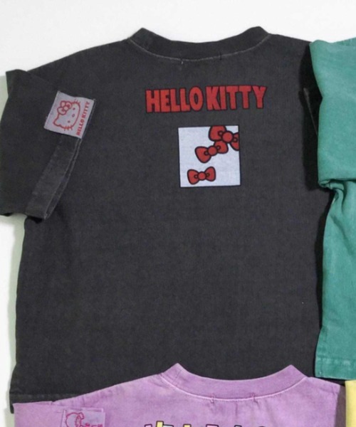 F.O.KIDS(エフオーキッズ)の「F.O.KIDS/エフオーキッズ サンリオ4色4柄フェードTシャツ 2026年 夏 夏服(Tシャツ/カットソー・キッズ・パープル/イエロー/エメラルド/チャコール・140/150/160)」の5枚目の写真