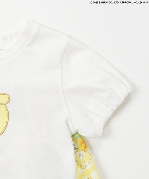 HAKKA BABY（ハッカベビー）の「【ハッカキッズ×サンリオキャラクターズ】［ベビー］オリジナルプリント半袖Ｔシャツ（Tシャツ/カットソー・キッズ・オフホワイト/杢グレー/サックスブルー/ピンク・LARGE）」の9枚目の写真