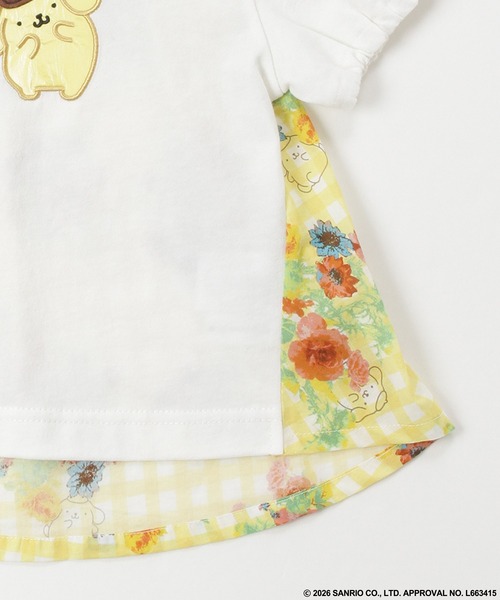 HAKKA BABY（ハッカベビー）の「【ハッカキッズ×サンリオキャラクターズ】［ベビー］オリジナルプリント半袖Ｔシャツ（Tシャツ/カットソー・キッズ・オフホワイト/杢グレー/サックスブルー/ピンク・LARGE）」の10枚目の写真