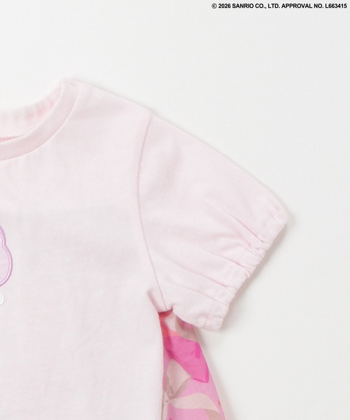 HAKKA BABY（ハッカベビー）の「【ハッカキッズ×サンリオキャラクターズ】［ベビー］オリジナルプリント半袖Ｔシャツ（Tシャツ/カットソー・キッズ・オフホワイト/杢グレー/サックスブルー/ピンク・LARGE）」の13枚目の写真