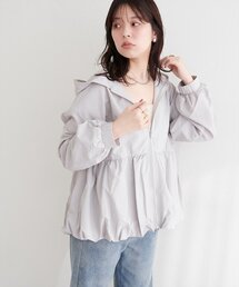 natural couture | ナイロンワッシャーバルーンペプラムマンパ(マウンテンパーカー)