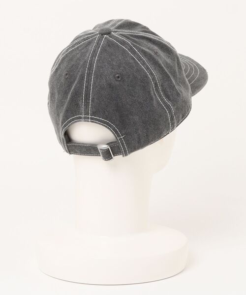 CONVERSE(コンバース)の「CONVERSE/コンバース CN WASHED TWILL 6P CAP(キャップ・メンズ・ブラック/ベージュ/ピンク・57~59cm)」の4枚目の写真