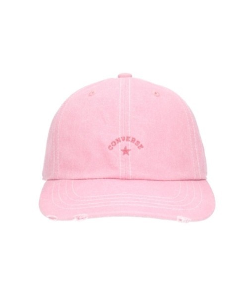 CONVERSE(コンバース)の「CONVERSE/コンバース CN WASHED TWILL 6P CAP(キャップ・メンズ・ブラック/ベージュ/ピンク・57~59cm)」の11枚目の写真