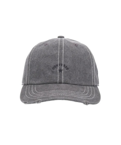 CONVERSE(コンバース)の「CONVERSE/コンバース CN WASHED TWILL 6P CAP(キャップ・メンズ・ブラック/ベージュ/ピンク・57~59cm)」の9枚目の写真