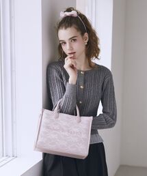 Maison de FLEUR | レース2Wayトートバッグ(ハンドバッグ)