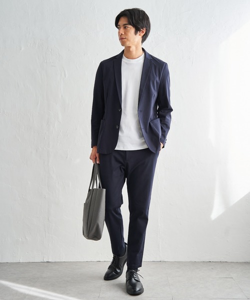 IKKA LOUNGE(イッカラウンジ)の「【雑誌MonoMax4月号掲載】GOKU楽ワークポンチイージーパンツ「小泉孝太郎さん着用モデル」(その他パンツ・メンズ・ネイビー/グレー/ベージュ/チャコール・XL/L/M/S)」の7枚目の写真