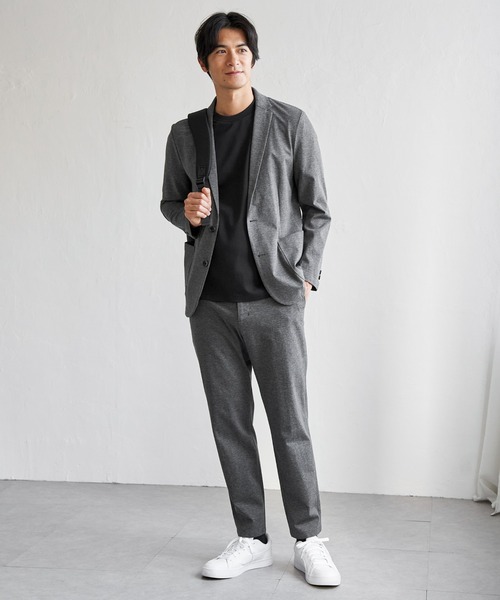 IKKA LOUNGE(イッカラウンジ)の「【雑誌MonoMax4月号掲載】GOKU楽ワークポンチイージーパンツ「小泉孝太郎さん着用モデル」(その他パンツ・メンズ・ネイビー/グレー/ベージュ/チャコール・XL/L/M/S)」の21枚目の写真