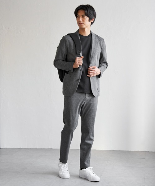 IKKA LOUNGE(イッカラウンジ)の「【雑誌MonoMax4月号掲載】GOKU楽ワークポンチイージーパンツ「小泉孝太郎さん着用モデル」(その他パンツ・メンズ・ネイビー/グレー/ベージュ/チャコール・XL/L/M/S)」の20枚目の写真