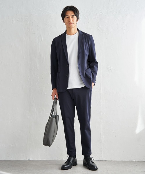 IKKA LOUNGE(イッカラウンジ)の「【雑誌MonoMax4月号掲載】GOKU楽ワークポンチイージーパンツ「小泉孝太郎さん着用モデル」(その他パンツ・メンズ・ネイビー/グレー/ベージュ/チャコール・XL/L/M/S)」の6枚目の写真