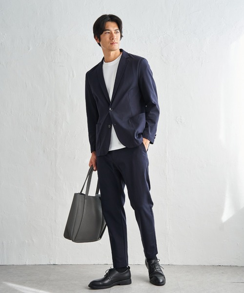 IKKA LOUNGE(イッカラウンジ)の「【雑誌MonoMax4月号掲載】GOKU楽ワークポンチイージーパンツ「小泉孝太郎さん着用モデル」(その他パンツ・メンズ・ネイビー/グレー/ベージュ/チャコール・XL/L/M/S)」の5枚目の写真