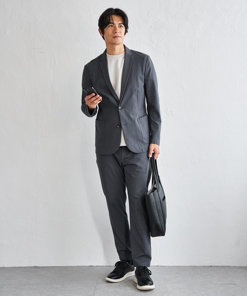 IKKA LOUNGE(イッカラウンジ)の「【雑誌MonoMax4月号掲載】GOKU楽ワークポンチイージーパンツ「小泉孝太郎さん着用モデル」(その他パンツ・メンズ・ネイビー/グレー/ベージュ/チャコール・XL/L/M/S)」の17枚目の写真
