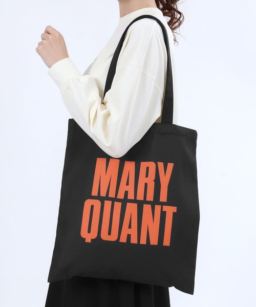 ポリキャンバスロゴトート（トートバッグ）｜MARY QUANT（マリー