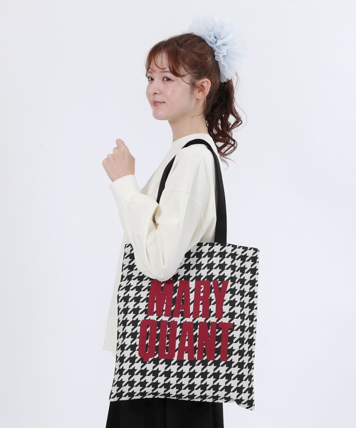 ポリキャンバスロゴトート（トートバッグ）｜MARY QUANT（マリー