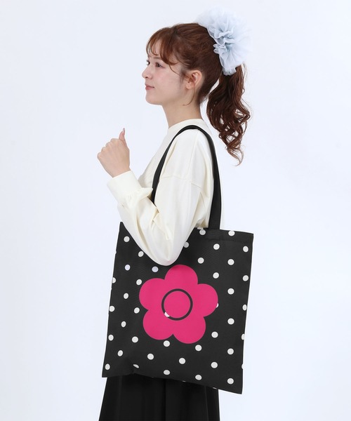 ポリキャンバスロゴトート（トートバッグ）｜MARY QUANT（マリー