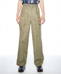 TOLQ（トルク）の「TOLQ / トルク Printed One Tuck Trousers（スラックス）」