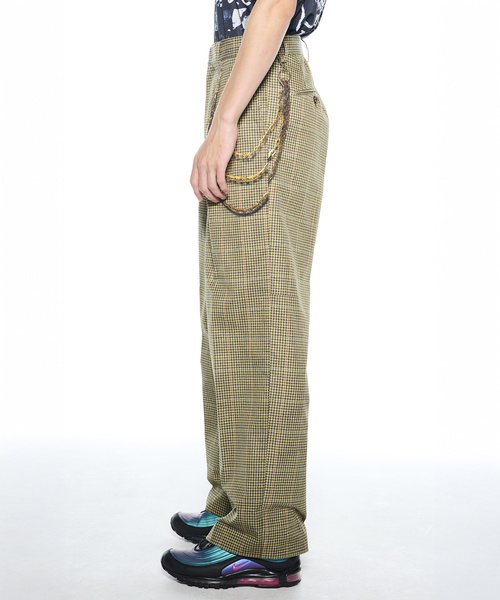 JOINT WORKS(ジョイントワークス)の「TOLQ / トルク Printed One Tuck Trousers(スラックス・メンズ・ブラック・2)」の12枚目の写真