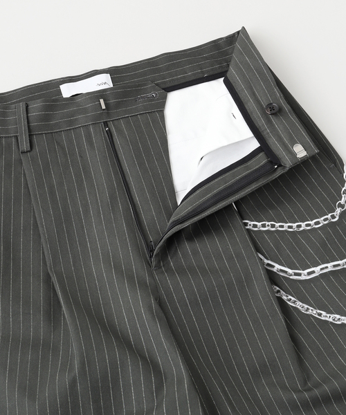 JOINT WORKS(ジョイントワークス)の「TOLQ / トルク Printed One Tuck Trousers(スラックス・メンズ・ブラック・2)」の17枚目の写真