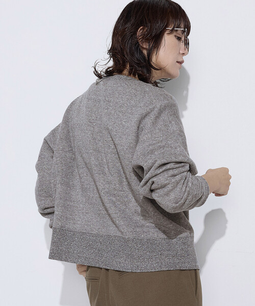 COMME CA Wardrobe(コムサワードローブ)の「リヨセルコットン裏毛 プリントプルオーバー(Tシャツ/カットソー・レディース・ブルー/トップグレー/アイボリー・FREE)」の8枚目の写真