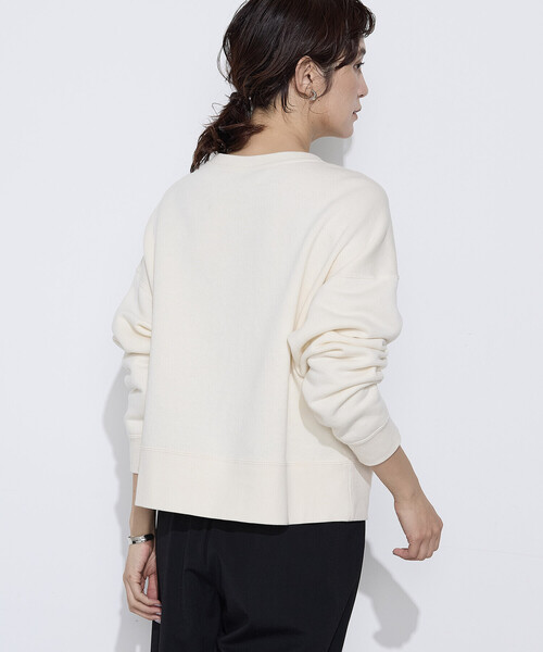 COMME CA Wardrobe(コムサワードローブ)の「リヨセルコットン裏毛 プリントプルオーバー(Tシャツ/カットソー・レディース・ブルー/トップグレー/アイボリー・FREE)」の13枚目の写真