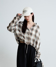 JEANASIS | ドロストショートシャツフーディ/650633(シャツ/ブラウス)