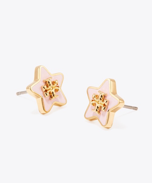 TORY BURCH(トリーバーチ)の「フォーゲットミーノット スター スタッズピアス(ピアス(両耳用)・レディース・ピンク・ONE SIZE)」の2枚目の写真