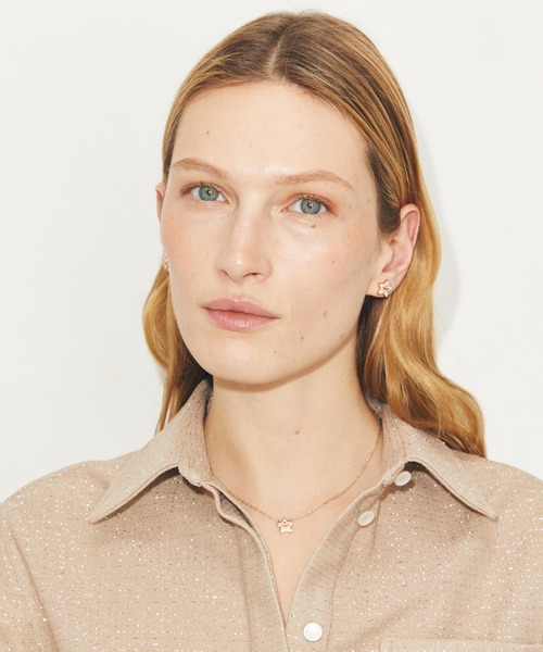 TORY BURCH(トリーバーチ)の「フォーゲットミーノット スター スタッズピアス(ピアス(両耳用)・レディース・ピンク・ONE SIZE)」の3枚目の写真