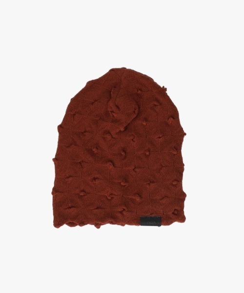 arth(アース)の「arth Ice Cotton Thorn Beanie / アース(ニットキャップ/ビーニー・レディース・ブラック/ワイン/グリーン・FREE)」の3枚目の写真