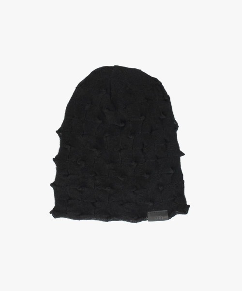 arth(アース)の「arth Ice Cotton Thorn Beanie / アース(ニットキャップ/ビーニー・レディース・ブラック/ワイン/グリーン・FREE)」の1枚目の写真