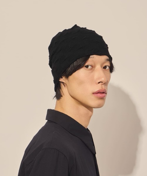arth(アース)の「arth Ice Cotton Thorn Beanie / アース(ニットキャップ/ビーニー・レディース・ブラック/ワイン/グリーン・FREE)」の8枚目の写真