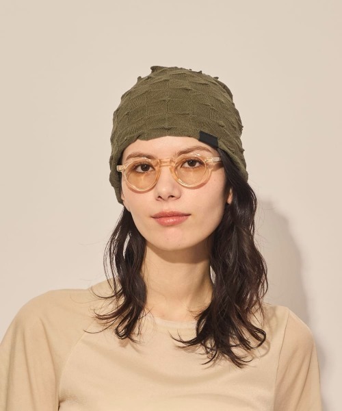 arth(アース)の「arth Ice Cotton Thorn Beanie / アース(ニットキャップ/ビーニー・レディース・ブラック/ワイン/グリーン・FREE)」の12枚目の写真