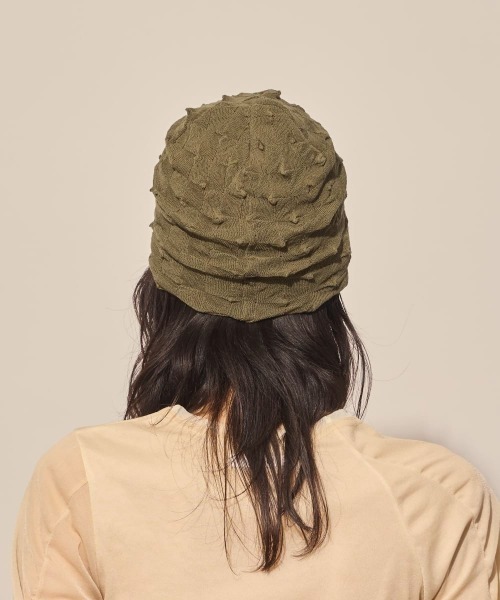 arth(アース)の「arth Ice Cotton Thorn Beanie / アース(ニットキャップ/ビーニー・レディース・ブラック/ワイン/グリーン・FREE)」の15枚目の写真