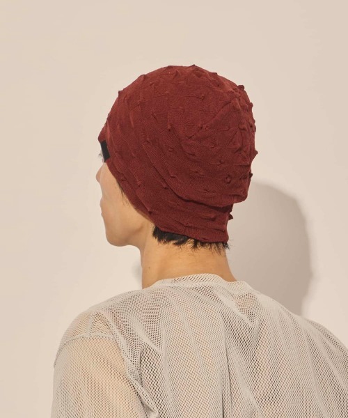 arth(アース)の「arth Ice Cotton Thorn Beanie / アース(ニットキャップ/ビーニー・レディース・ブラック/ワイン/グリーン・FREE)」の21枚目の写真