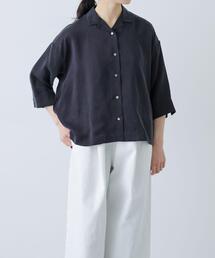 かぐれ | キュプラオープンカラーシャツ(シャツ/ブラウス)