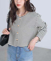 FREE'S MART | ◆金ボタンノーカラージャケット(ノーカラージャケット)