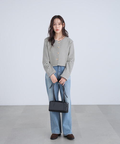 FREE'S MART（フリーズマート）の「◆金ボタンノーカラージャケット（ノーカラージャケット・レディース・ネイビー/ブラック系その他・FREE）」の10枚目の写真